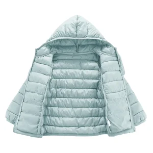 Girls’ Fashion Girls Lightweight Jacket Toddler Boys Girls Winter Long Sleeve Solid Coat