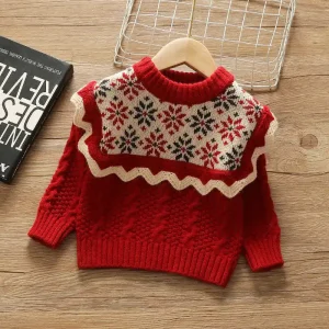 Girls’ Fashionable Spring and Autumn Knitted Cardigan Coat Stylish Early Winter Sweater for Children