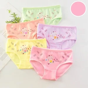 Girls High Quality Cotton Cartoon Cute Underwear for Children Girl Child Lace Underwear School for Kids