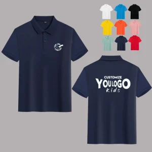 Girls Kids School Uniform Polo Shirts 100% Pique Cotton Embroidery Printed Logo Toddler Uniform Polo