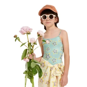 Girls One Piece Kids Swimsuit for Children Aged 2 to 16 Fun Print Style for Active Adventures in the Water