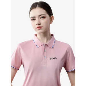 Girls Quick Drying Polo Shirt Casual Soft T Shirts Outdoor Sports Short Sleeve Top Business Polo Shirt