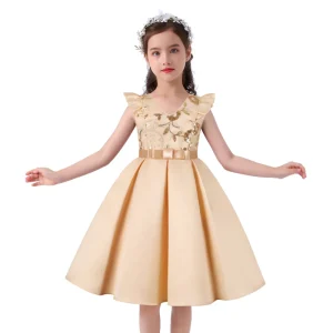 Girls’ Summer Dresses Children’s Party Dresses Piano Performance Costumes