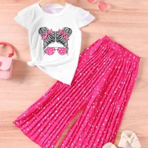 Girls Summer Shirt Pants 2 Piece Set Sets GIRL Clothing