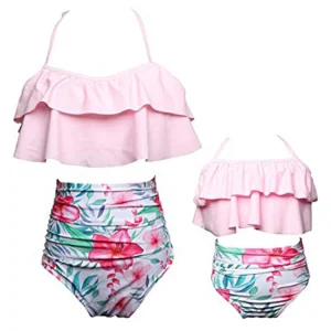 Girls Swimsuit Two Pieces Bikini Set Swimwear Bathing Suits