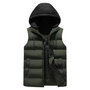 Good Quality Men’s Winter Sleeveless Waistcoats Vest for Cold Weather Perfect for Work Travel and Daily