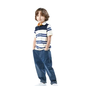 Good Supplier Boy’s Polo Shirt Short Sleeve Kids Fashion Clothes