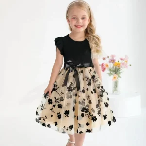 Gown Dress New Arrival Summer 3 8Y Fashionable Baby Girl Clothing Flower Princess Dresses for Girls