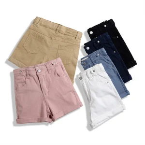 HIPPO KIDS Girls Cotton Shorts for Kids Baby Girls Jeans