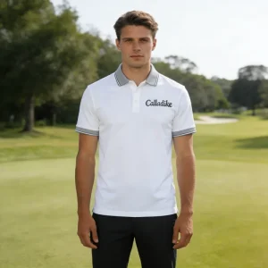 High End Tee Shirt Uniform Pour Home Knit T Shirt Boys Men’s Embroidered Golf T Shirt Custom Polo Shirts for Men