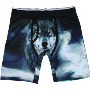 High Quality Animal Print Men’s Underwear Boy Boxer Brief OEM Men’s Underwear