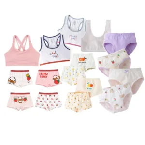 High Quality Big Girl Vest Wear Cotton Underwear Children Girl Bra 100%cotton