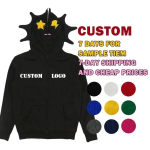 High Quality Boy’ Hoodies & Sweatshirt Cool Custom Full Face Hoodies Party Wear Full Zip up Plus Size Men Hoodies