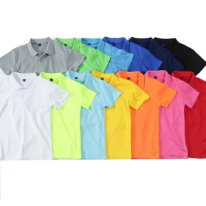 High Quality Cotton Custom Plain Boys Girls T-shirts&polo Shirts Kids Short Sleeve School Uniform Summer Breathable Polo Shirts