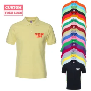 High Quality Plain Casual Golf Custom Logo Simple Men Second Hand T Shirt Worker Boys Tshirts Polo Shirts