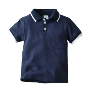 High Quality Polo Shirt Custom Made Polo Shirt Kids Short sleeved Baby Girl Boy Polo T shirts