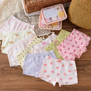 High Quality Printed Kids Boxer Briefs Underwear Shorts Underwear 3 Piece Boxed Cotton Children’s Underwear Boys Clothing