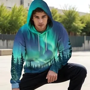 High Quality Pullover Hoodie Sweatshirt Teen Boys Custom 3D Printed Design Fabric Autumn Winter