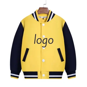 High Quality Soft Chenille Kids Children Baseball Boy Fall Custom Varsity Jacket Kids Jacket Winter Kids Jackets