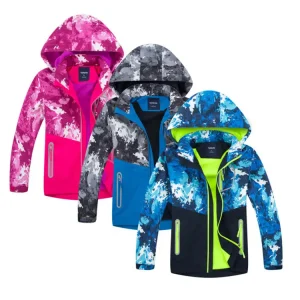 High Quality Windbreaker for Boys Girls Fall Hoodies Stand Collar Zipper Closure Breathable Plus Size Jacket for Kids