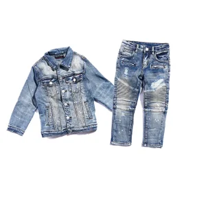 Hip Hop Style Fall Toddler Kids Boy Clothes Kids Denim Jeans Suit Boy’s Jeans Outfits