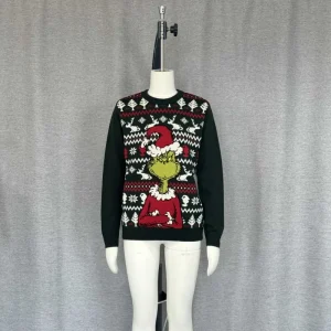 Holiday Young Boy Xmas Holiday Sweater Custom OEM & ODM Long Sleeve Knitwear Clothes Knitted Sweater