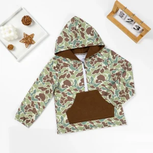 Hot Selling Baby Boys Camouflage Clothing Kids Toddler Hunting Pullover Boy Casual Hoodie Sweatshirt