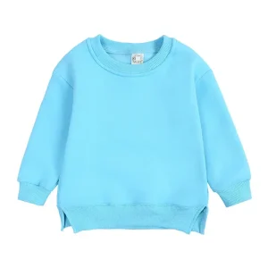 Infant Baby Long Sleeve Sweatshirt Color 2Y to 7Y Boys Tops Kids Boys Jumper Sweater Cotton