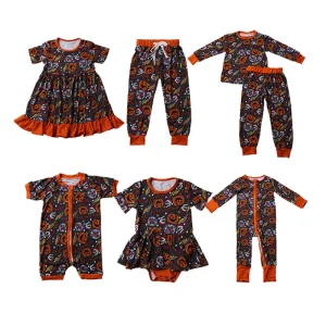 Infants Bamboo Fabric Clothing Toddler Girls Boys Clothes Comfortable Custom Print Kids Sleepwear