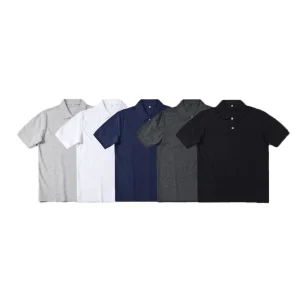 JL0421A Custom Logo Plain Polo Shirts Teenagers Boys Polo T Shirts Oversized Polo Golf Shirt for Men