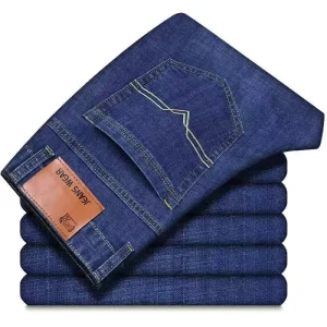 Jeans Factory Direct Sales Summer and Autumn Season New Slim Straight Boys Trousers Casual Breathable Wear Men’s Denim Jeans