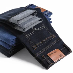 Jeans Factory Direct Sales Summer and Autumn Season Slim Straight Boys Trousers Casual Breathable Wear Men’s Denim Jeans