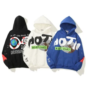 Kanye West Hoodie European Style Boys Sweatshirt Fashion Letter Printed Hoodie Hooded Loose Pullover Oversized Hoodie