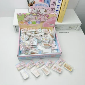 Kawaii Miniature Backpack Charm Cute Doll Accessory Set With Stationery Miniature Models Kids Learning Toys