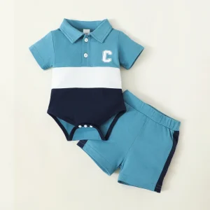Kid Clothing Set Boy Baby Rompers Baby Romper 2 Piece Set Suppliers Baby Boy Romper Set Suppliers