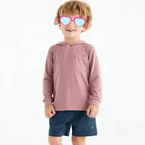 Kids 4-Way Stretch Breathable UPF 50+ Lightweight Hoodie Outdoors Fishing Bamboo Shade Sweatshirts Baby Boys Children