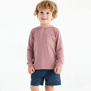 Kids 4 Way Stretch UPF 50+ Lightweight Hoodie Outdoors Fishing Bamboo Shade Sweatshirts for Boys and Girls Age Group Children