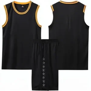 Kids Adult Unisex Basketball Jersey 2-Piece Set Basketball Uniform Boy Sports Clothing Sleeveless Gilet + Drawstring