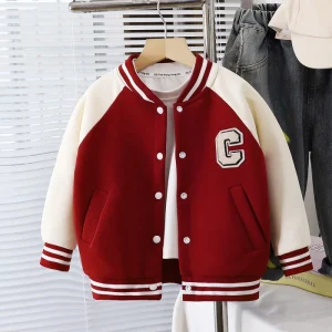 Kids’ Baseball Jackets New Fall Collection for Boys and Girls Stylish Casual Outerwear for Toddlers