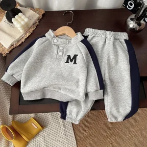 Kids Boy Clothing Sets 1 2 3 4 5Years Toddler Boys Casual Print Cotton 2 Pieces Outfits Children Clothes Set
