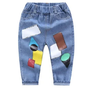 Kids Boys Baby Jeans Toddler Pants Designer Denim Smart Jeans Trousers