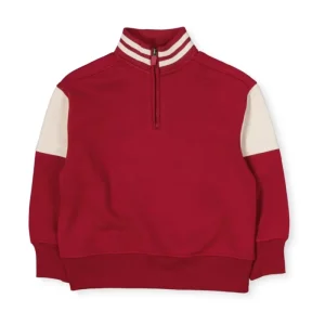 Kids Boys Fall Winter Cotton Casual Half Zipper Hoodie Sweatshirt