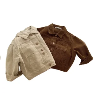 Kids Boys’ Jacket Children’s Washing Jacket Baby Cotton Twill Fabric Coat