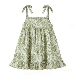 Kids Cami Dress with Adjustable Straps Organic Bamboo Low MOQ