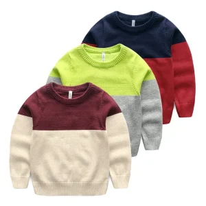 Kids Child Clothes Nice Cool Knitted Pullover Sweater For Boys