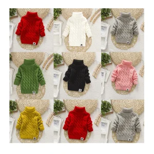 Kids Clothes Toddler Winter Knitwear Long Sleeve Children Pullovers Warm Clothes Sweaters for Kids Boys Girls