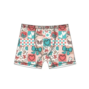 Kids Comfortable Bamboo Fiber Underwear Shorts Boys’ Breathable Print Boxers with Elastic Waist