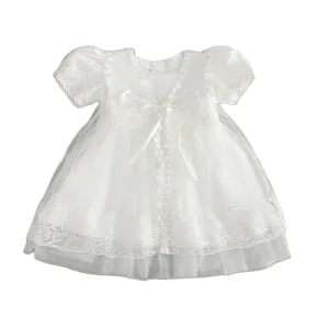 Kids Flowers Girl Dress Princess Lace Elegant Dance Christening Girls Party Embroidery Pageant Tulle Beautiful Sequined Dresses