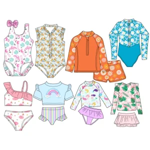 Kids Girls Summer Swimwear Beachwear