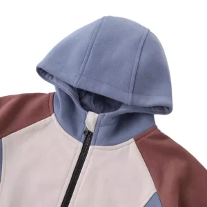 Kids Hoodie Boys Girls Winter Embroidered 100% Cotton Fleece Hooded Sweatshirt Casual Pullover
